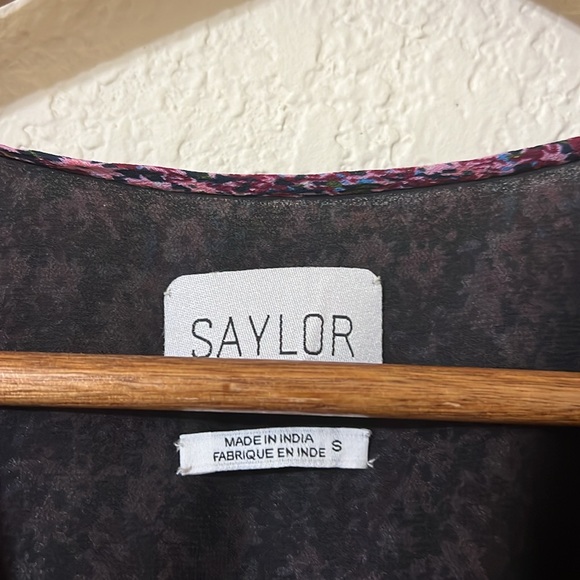 SAYLOR | Blossom Floral Print Ruched Maxi Dress Women’s S - Picture 5 of 7